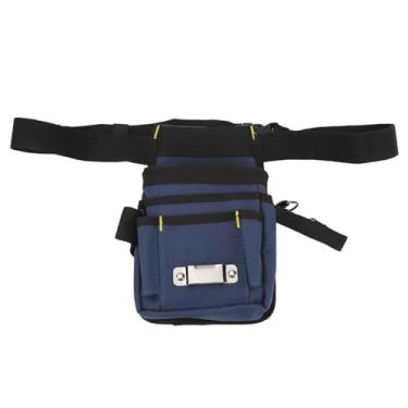 Imagem de Generic Bolsa de Ferramentas para Cintura Eletricista Com Vários Bolsos, Bolsa de Ferramentas de Armazenamento Seguro para Reparo e Montagem, Cinto de de Uso Confortável