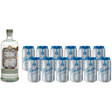 Imagem de Gin Amázzoni Tradicional 750ml + Água Tônica