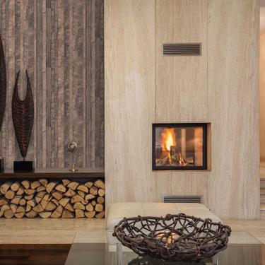 Imagem de Papel De Parede Roll In Stones Pedras 3d Marron