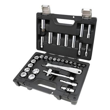 Imagem de Jogo De Soquetes Curto-longo 3-8 33 Peças Beta Bw913e-c33 – Completo E Profissional, Resistente E P