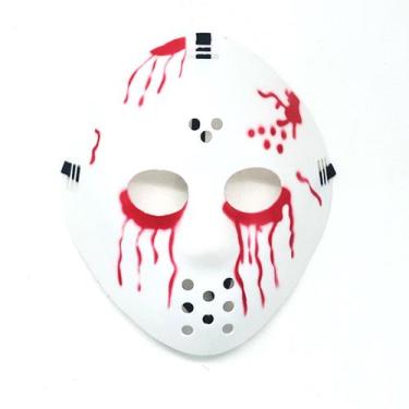 Imagem de Máscara Bloody Jason Scary Face Full Face Cosplay Costume Plastic - yi