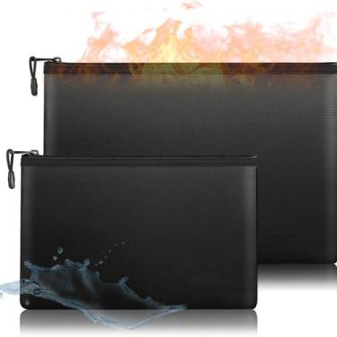 Imagem de Sacos de carteira impermeáveis à prova de fogo para armazenamento de d