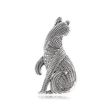 Imagem de Alfinetes de broche Vintage Cat Retro Abstract Animal Lapel - yiweisai