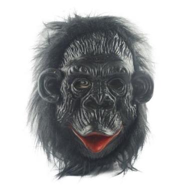 Imagem de Máscara de orangotango, capuz, macaco, fantasia engraçada de festa de 