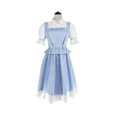 Imagem de Fantasia De Cosplay Da Menina Dorothy, Conjunto De Vestido Lolita Com 