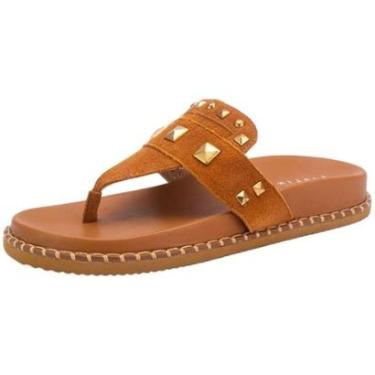 Imagem de Chinelo Feminino Flat Papete Dia a Dia Passeio Flat Lia Line-Feminino