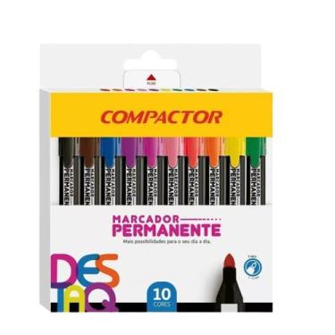Imagem de Marcador Permanente Destaq Compactor C/10