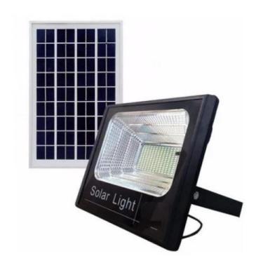 Imagem de Refletor 50W + Painel Solar Led IP66 com Controle Remoto - JORTAN