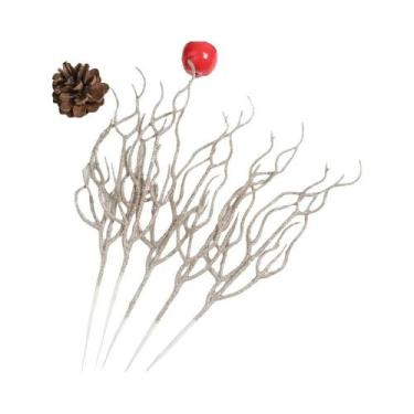 Imagem de Buquê De Ramos Coloridos Artificiais Para Decoração De Árvore De Natal