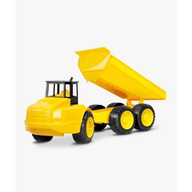 Imagem de Caminhão Articulado Basculante Workers 37 Cm Roma Brinquedos - Ref. 03
