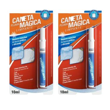 Imagem de Tira Mancha De Tecidos Tekbond Caneta Mágica 10ml Café Molho - 2pc, 10