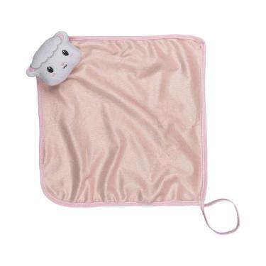 Imagem de Naninha para Bebê 32 cm x 32 cm Bublim, Ovelha Rosa