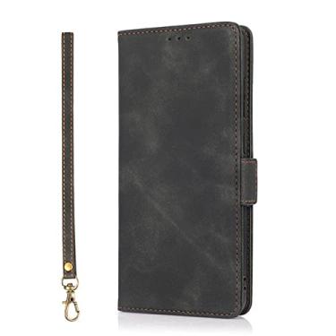 Imagem de Carteira Flip Card Case Para Samsung Galaxy A52 A72 A12 A22 A32 A51 A71 A02 S A42 A82 F62 Couro Suporte de Livro Bolsas de Telefone Capa, Preto, Para Galaxy F62 M62