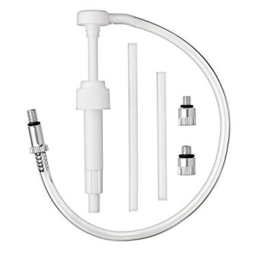 Imagem de Slippery Pete – Bomba de óleo de engrenagem inferior para garrafas de 0,95 litros padrão, inclui rotação de metal de 0,95 cm, adaptadores de 8 mm e 10 mm para caber na maioria dos principais motores de embarque marítimo