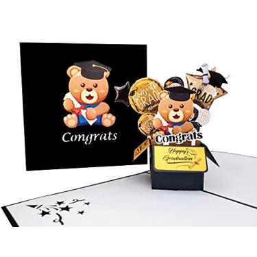 Imagem de iGifts And Cards Cartão Pop Up Caixa de Presente de Formatura - Parabéns, Celebração, Realização, Objetivos, Sucesso, Diploma, Universidade, Trabalho Duro, Único, Divertido