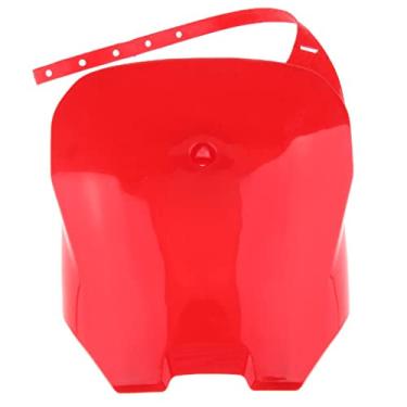 Imagem de Placa de licença frontal vermelha para CRF70 80 100 Dirt Bike