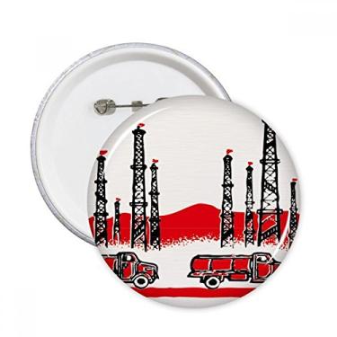 Imagem de Emblema para decoração de 5 peças com emblema redondo da Revolução Chinesa