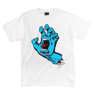 Imagem de Camiseta Santa Cruz Screaming Hand Front Branca