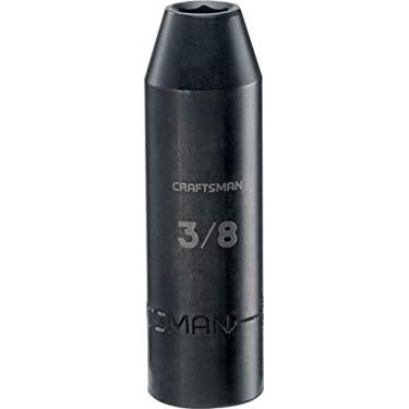 Imagem de CRAFTSMAN Soquete de impacto profundo, SAE, chave de 1/2 polegada, 3/8 polegadas (CMMT15995)