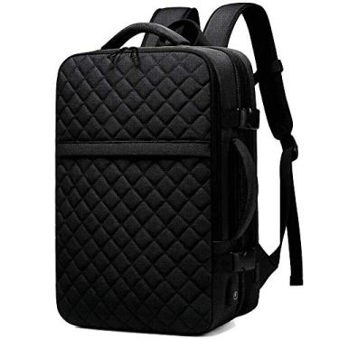 Imagem de Mochila para laptop bolsa de ombro expansível, grande capacidade, bolsa de viagem, mochila masculina de caminhada ao ar livre