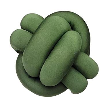 Imagem de Almofada de nó Escandinavo Verde Militar