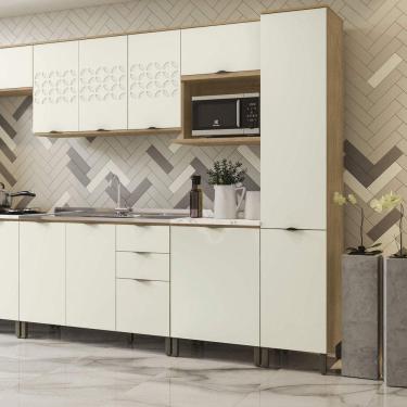 Imagem de Paneleiro 2 Portas Lótus Kappesberg Freijó/Off White