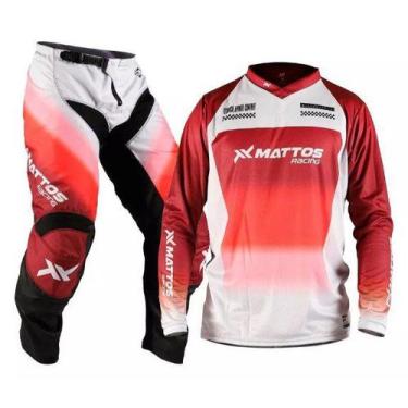 Imagem de Kit Conjunto Calça + Camisa Mattos Creation Trilha Motocross - Mattos