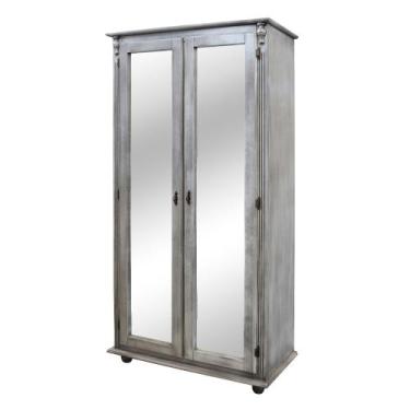 Imagem de Sapateira Antique grande com 2 Portas e Espelho - 717 - Meyer, Garapa 