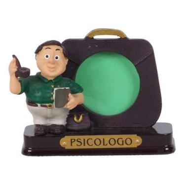 Imagem de Boneco Profissional Psicologo c/Porta Foto Decoração 8cm - Zona Livre