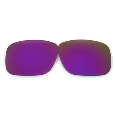 Imagem de Lentes de substituição Galaxy para Oakley Holbrook Metal OO4123 (não Holbrook normal) Polarizadas 100% UVAB, Roxa, regular