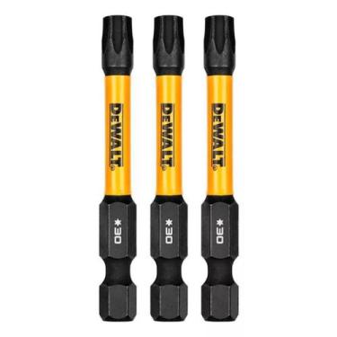 Imagem de Ponta Torx T30 FlexTorq 2-1/4 - 3 Peças DWAF2TX30IR3 DeWalt Unica, Uni