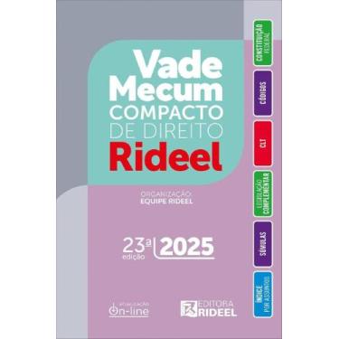 Imagem de Vade Mecum Compacto de Direito Rideel 2025 - 1º Semestre - 23ª Edição