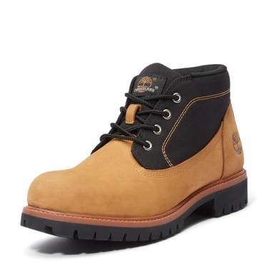 Imagem de Timberland Bota masculina premium impermeável de 15 cm, Nobuck de trigo, 14 Wide