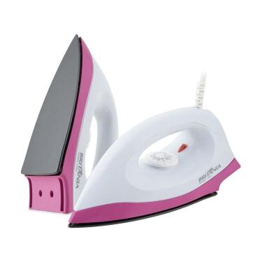 Imagem de Ferro De Passar A Seco Britania 127V Antiaderente Branco/Rosa