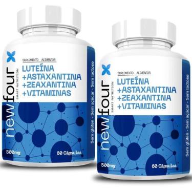 Imagem de Luteína + Astaxantina + Zeaxantina +Vitaminas Kit 2 Unidades - New Fou
