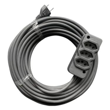 Imagem de Extensão Elétrica 25 Metros, Cabo super Reforçado PP2X2,5mm revestido - Fio Duplo Grosso 10/20 amperes - Bivolt