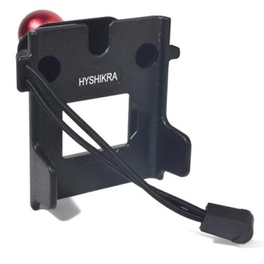 Imagem de HYSHIKRA Adaptador de suporte de rádio bidirecional 3 em 1 para Walkie-Talkies Quansheng Baofeng Yaesu com adaptador de esfera de 25 mm compatível com suportes RAM tamanho B Braço de soquete duplo