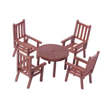 Imagem de MERIGLARE Acessórios de mesa e cadeira em miniatura Modelo de treinamento DIY Projetos de arquitetura Modelo Layout, 1 a 50