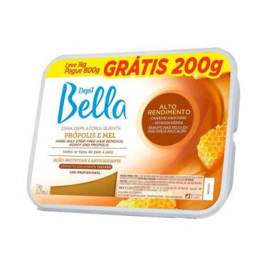 Imagem de Cera Depilatória Quente Depil Bella em Barra Própolis e Mel 800g Leve 