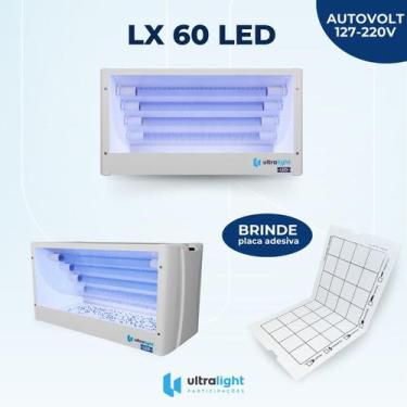 Imagem de Armadilha Adesiva Pega Insetos Moscas Varejeiras Lateral LX 60 LED - U