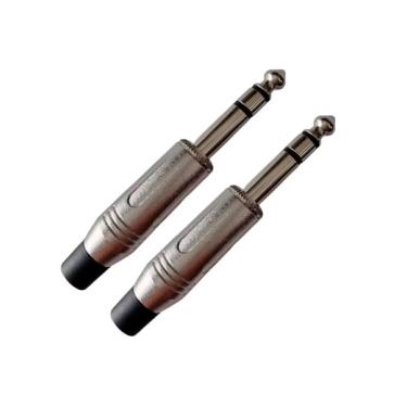 Imagem de Par de Plugs P10 Profissional MXT Estéreo de Metal - AC2988P