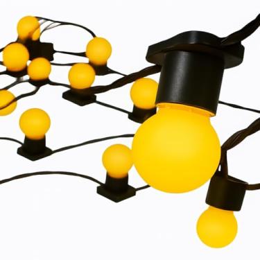 Imagem de Varal de Luz, Varal de Luzes Area Externa, Luzes de Corda para Interior E Exterior, Fitas de Luz E Várias Lâmpadas Opalas, 15 Watts, 127 Volts E 220 Volts(20 Metros,127V)