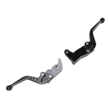 Imagem de Cryfokt Kit de Alavanca de Embreagem de Freio de Motocicleta de Alta Resistência Adequado para Carbono Indiano FTR1200 S 2019-2025, Acabamento Anodizado Moderno para Uma Aparência Estética (Preto)