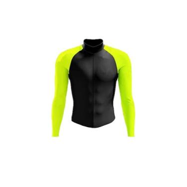 Imagem de Camisa De Ciclismo Com Zíper E Bolsos E Proteção UV Para Ciclistas De 