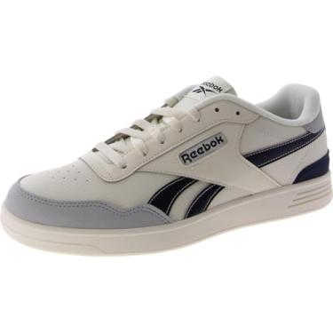 Imagem de Reebok Tênis adulto unissex Court Advance Clip S, Giz/cinza puro/azul marinho vetor, 10.5 Women/10.5 Men