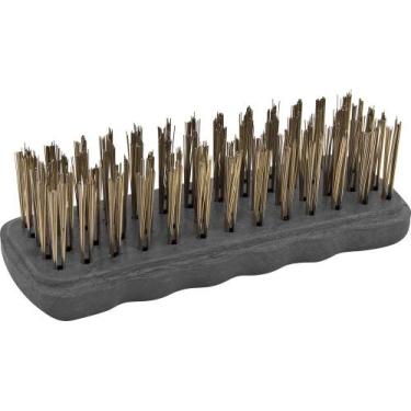 Imagem de Escova manual sem cabo aço carbono cepa plástico - Nove54