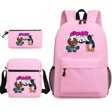 Imagem de Conjunto de mochilas Black Fridays Nights Anime School Mochila para crianças