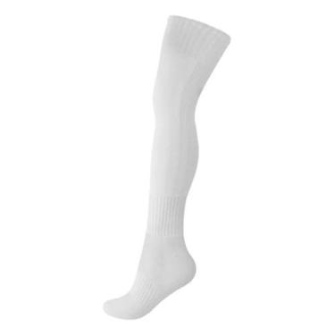 Imagem de Meião Penalty Futebol Storm Adulto Infantil Original, 33/38, Branco