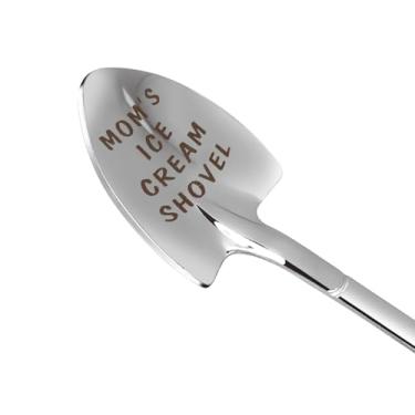 Imagem de stormroo Presentes para A Mãe Presentes para O Dia Das Mães Colher de Sorvete Colher para Amantes de Sorvete, Presentes para Mulheres Colher de Aço Inoxidável Engraçada Gravada Pá, (Pequeno)