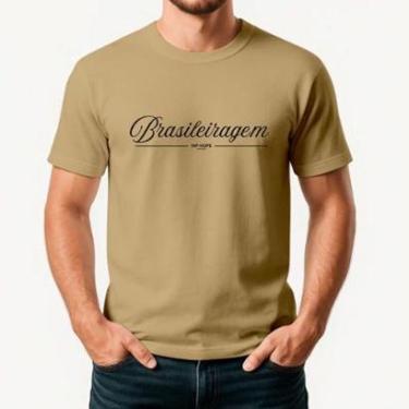 Imagem de Camiseta Masculina Algodão Premium BRASILEIRAGEM-Masculino